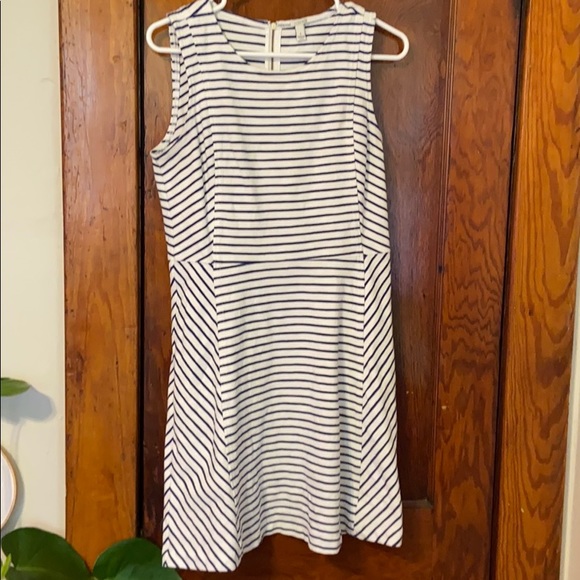 J. Crew navy & white striped dress - Picture 3 of 4